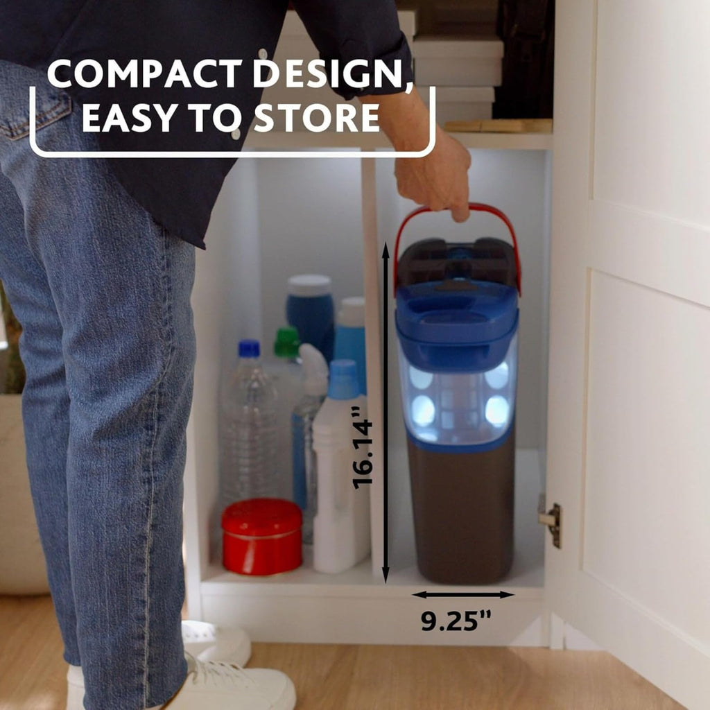 O-Cedar H2prO Flat Mop System | Quick Everyday Cleaning | Dual-Tank Fresh Water System | Machine Washable Reusable Microfiber Mop Pad | Safe on Hardwood, Tile & Vinyl Floors