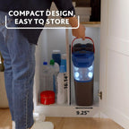 O-Cedar H2prO Flat Mop System | Quick Everyday Cleaning | Dual-Tank Fresh Water System | Machine Washable Reusable Microfiber Mop Pad | Safe on Hardwood, Tile & Vinyl Floors