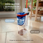 O-Cedar H2prO Flat Mop System | Quick Everyday Cleaning | Dual-Tank Fresh Water System | Machine Washable Reusable Microfiber Mop Pad | Safe on Hardwood, Tile & Vinyl Floors