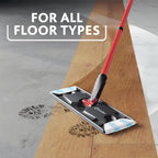 O-Cedar H2prO Flat Mop System | Quick Everyday Cleaning | Dual-Tank Fresh Water System | Machine Washable Reusable Microfiber Mop Pad | Safe on Hardwood, Tile & Vinyl Floors