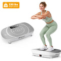Space-Saving Slim Vibration Plate, Lymphatic Drainage Whole Body Home Workout Machine